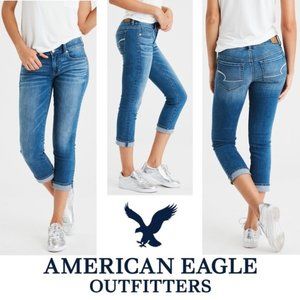 american eagle artist super stretch crop jeans